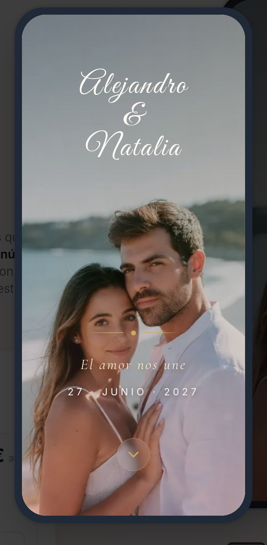 Invitación digital Alejandro y Natalia